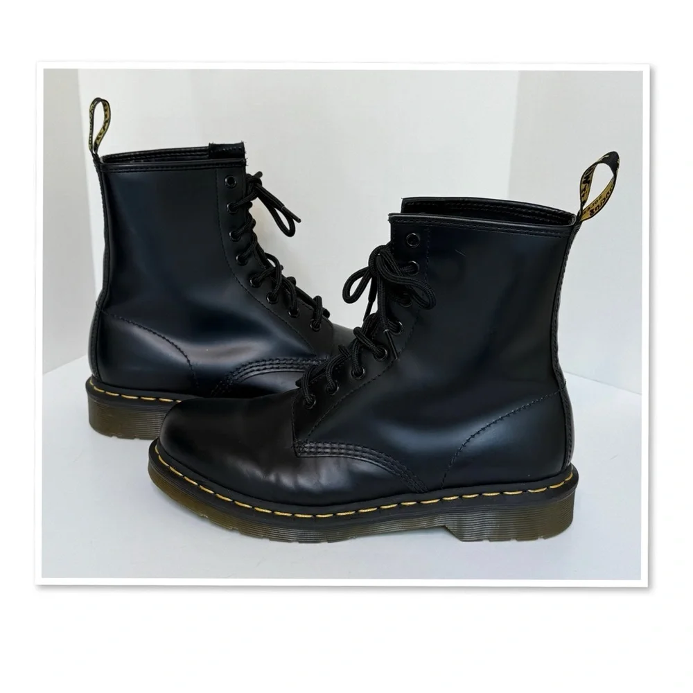 Dr. Martens 1460 Black Lace-Up Boots - Picture 4 of 11